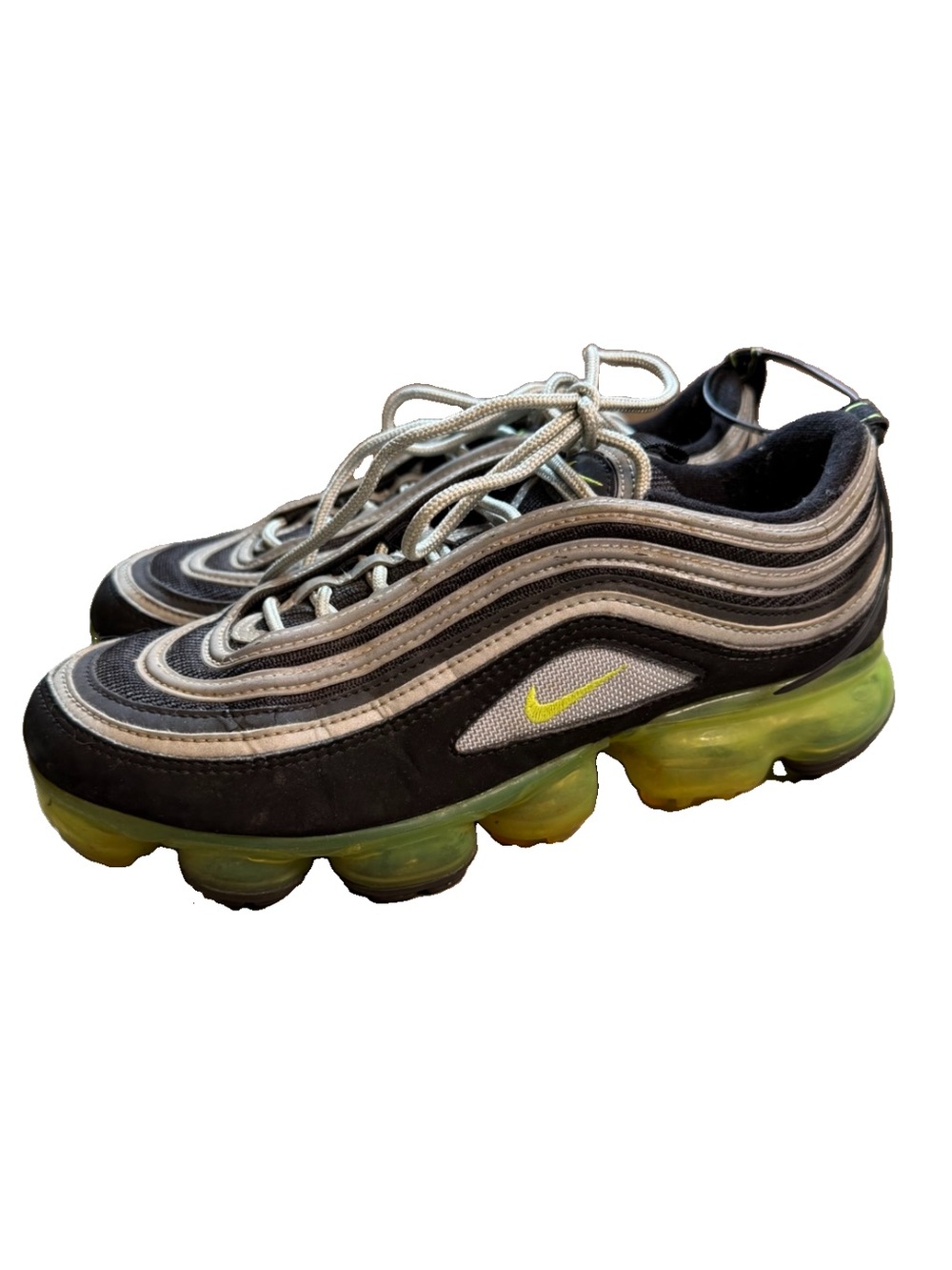 Nike Air VaporMax 97 Japan Black Volt Neon Running AJ7291-001 Mens Size 7.5 S2
